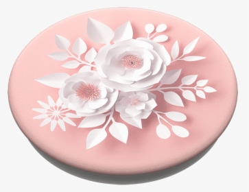 Popsockets Popgrips Paper Flowers" 			 Srcset="data - Pink Flower Popsocket, HD Png Download, Free Download